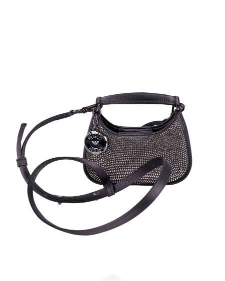 Shop EMPORIO ARMANI  Borsina: Emporio Armani borsa a spalla con strass.
Chiusura con bottone automatico.
Manico.
Tracolla regolabile, removibile.
Dimensioni: 15x10x3,5cm.
Composizione: 100% Poliestere.
Fabbricato in Cina.. Y3H325 YWF2X-80001